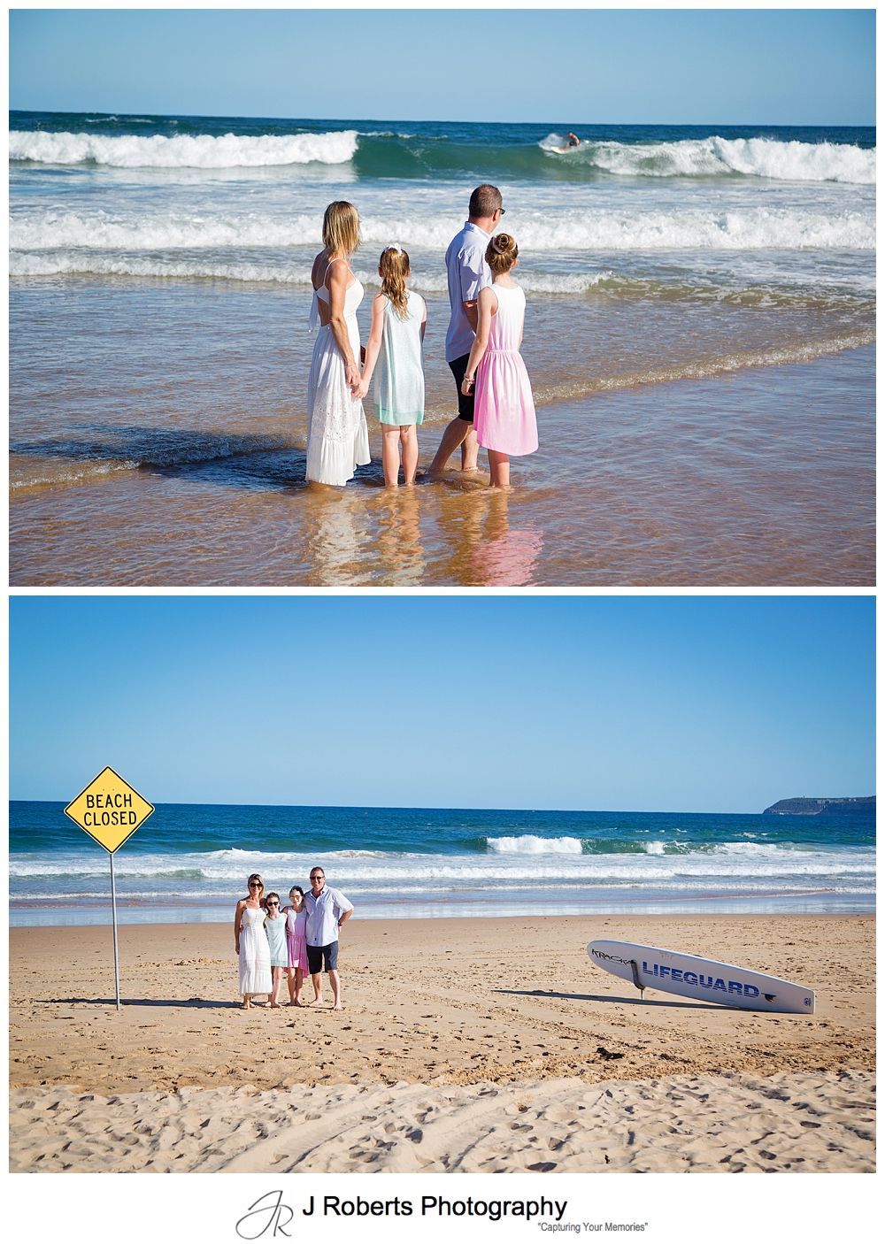 Sydney Family Portrait Photographer Fun Summer Afternoon Session at Long Reef Beach